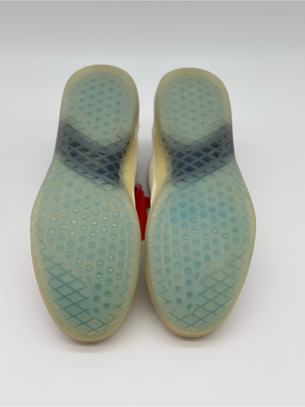 Vans Men’s White Low-Top Sneakers with Translucent Yellow Sole - Picture 8 of 11